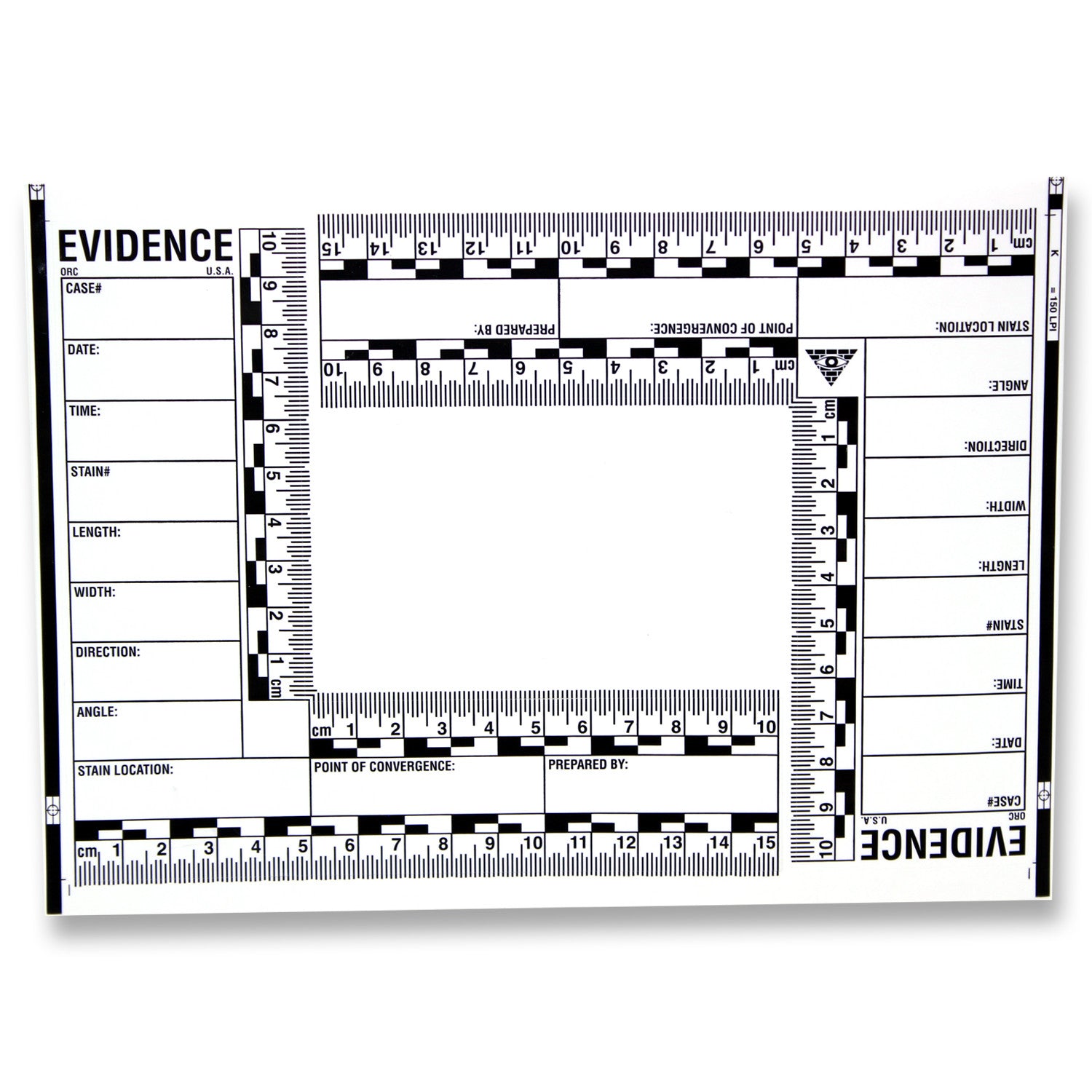 Blood Stain Evidence Reports - 10 Pack image 3