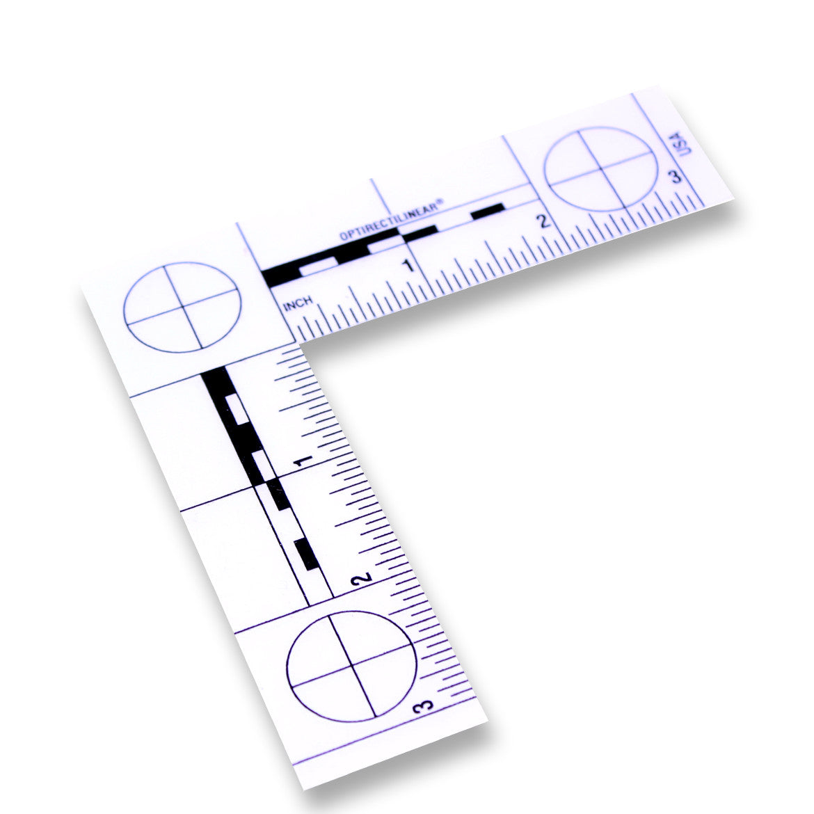 Plastic - Fractional - Reads 3" x 3" - Clear image