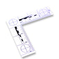 Plastic - Fractional - Reads 3" x 3" - Clear image