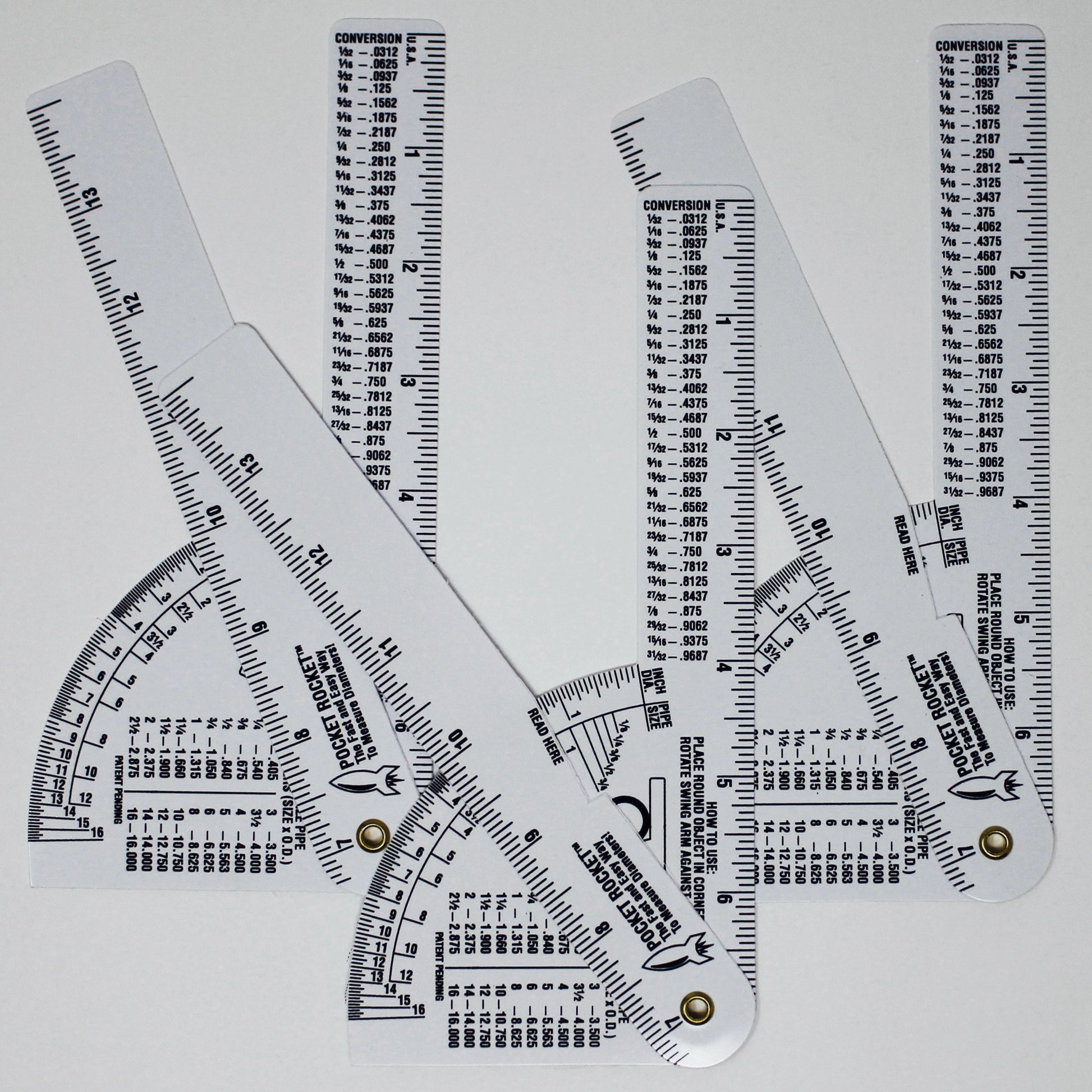 Pipe Caliper - White Styrene 3-Pack image 2