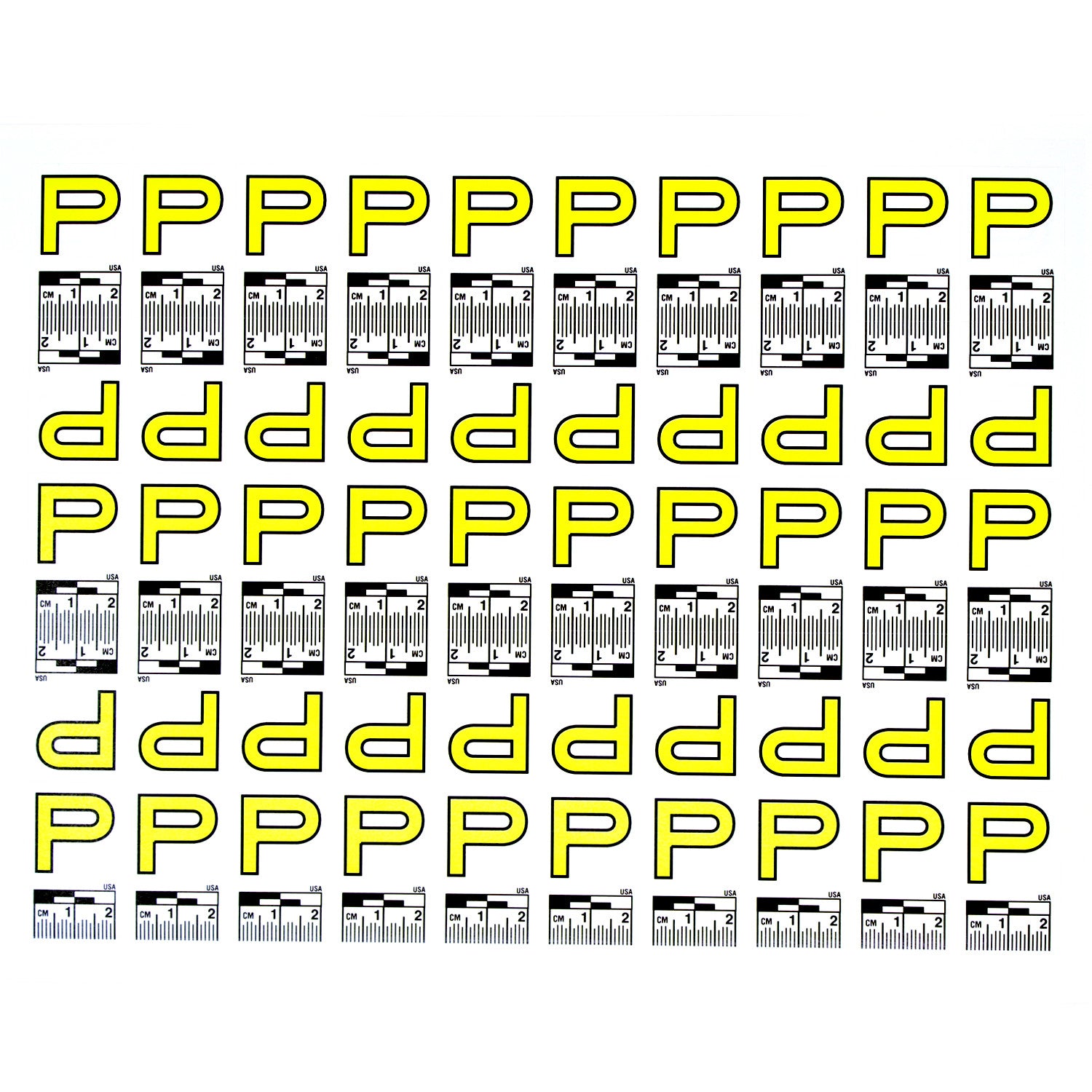 Alphabet Set (A to Z) - 26 Sheets of Labels image 15
