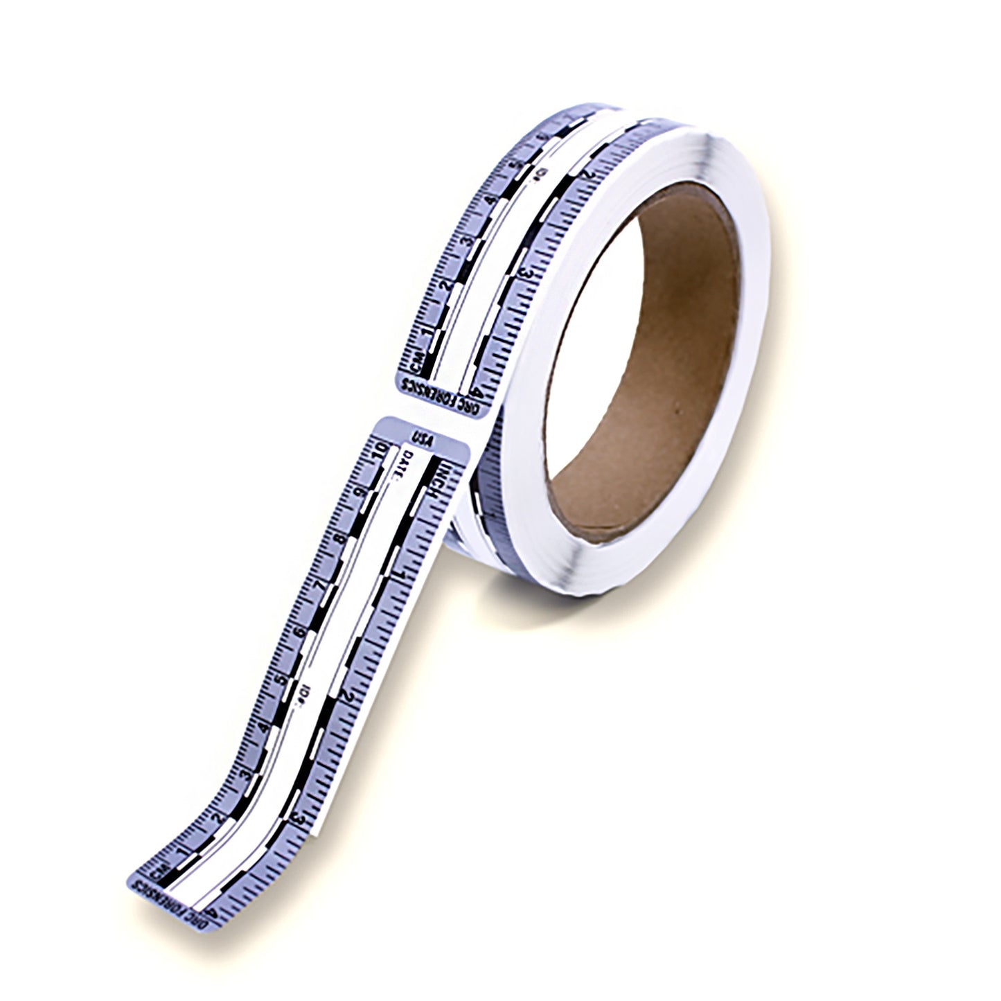 4 Inches / 10cm Long - 200 Rulers per Roll - Gray image