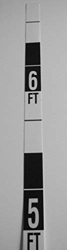 Security Height Rule – Fractional – 3 Foot 9 Inch to 7 Foot – Black and White Graphics