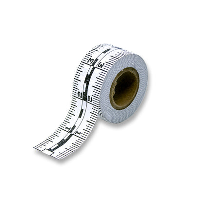 1" Wide X 12" Long Ruler Repeats 42 Times in a Roll image 0