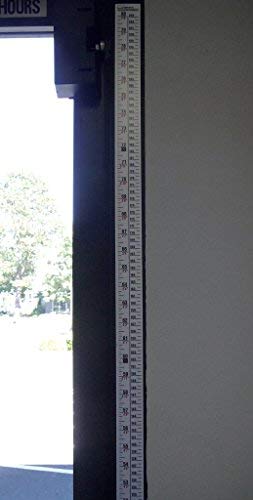 Security Height Rule – Adhesive - Fractional/Metric – 80 Inch/203 Centimeter Long