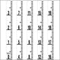 Staff Gauge - Tenths of Foot Engineer Style - 5 Inch Wide - TFXW image