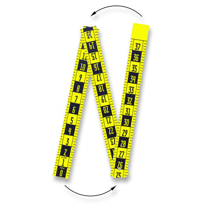 Fractional 2-Sided Folding Angle and Ruler - 12" x 25" Angle or 38" Vertical Ruler image 1