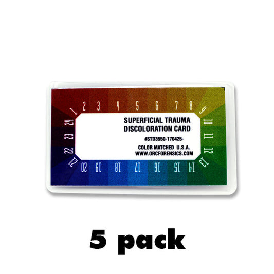 Superficial Trauma Discoloration Card - Light Skin Tone - 5 Pack image 0