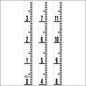 Staff Gauge - Inch and Foot Engineer Style - 5 Inch Wide - IFXW image