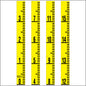 Staff Gauge - Inch and Foot Engineer Style - 5 Inch Wide - IFXW image