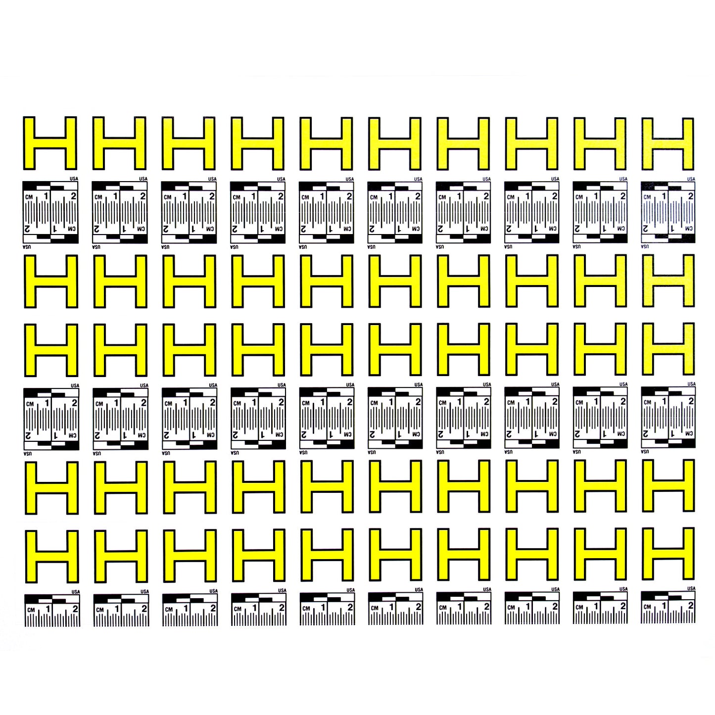 Alphabet Set (A to Z) - 26 Sheets of Labels image 7