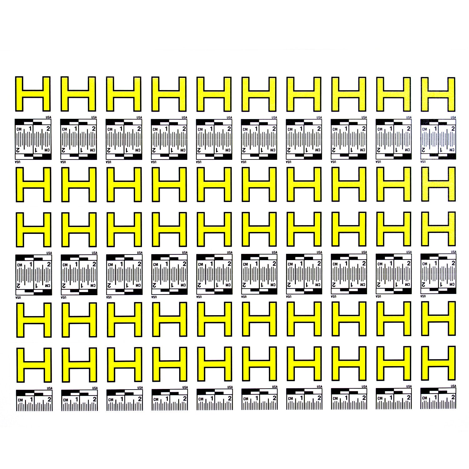 Alphabet Set (A to Z) - 26 Sheets of Labels image 7
