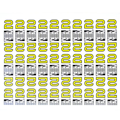 Number Set (0 to 9) - 10 Sheets of Labels image 2
