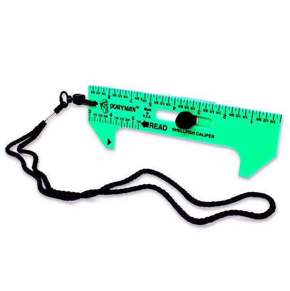 Doryman Shellfish Caliper – Floating Ruler – Reads 3–6.5 Inch