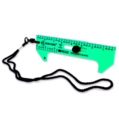 Doryman Shellfish Caliper – Floating Ruler – Reads 3–6.5 Inch