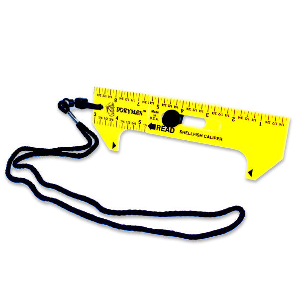 Doryman Shellfish Caliper – Floating Ruler – Reads 3–6.5 Inch