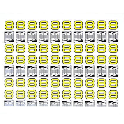 Number Set (0 to 9) - 10 Sheets of Labels image 8