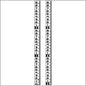 Superior Staff Gauge - Hundredths of Foot - 2.5 Inch Wide - SSGST - 0FT to 6FT (72") - 2 Pieces image