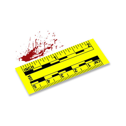 2" Long, Adhesive Backed - Reads Fractional and Metric - Packs of 25 image 0
