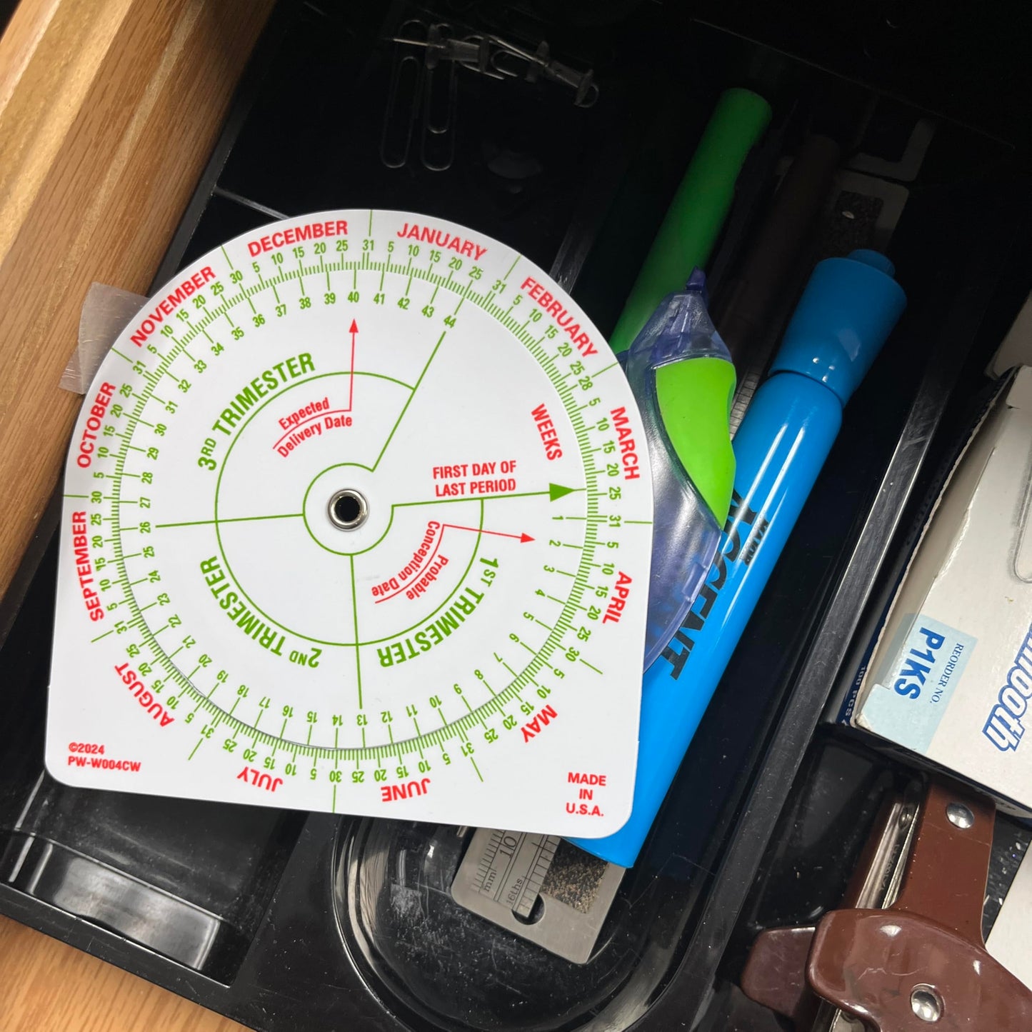 Ultimate Pregnancy Wheel - Rotating Due Date Calendar Calculator - 5 Pack