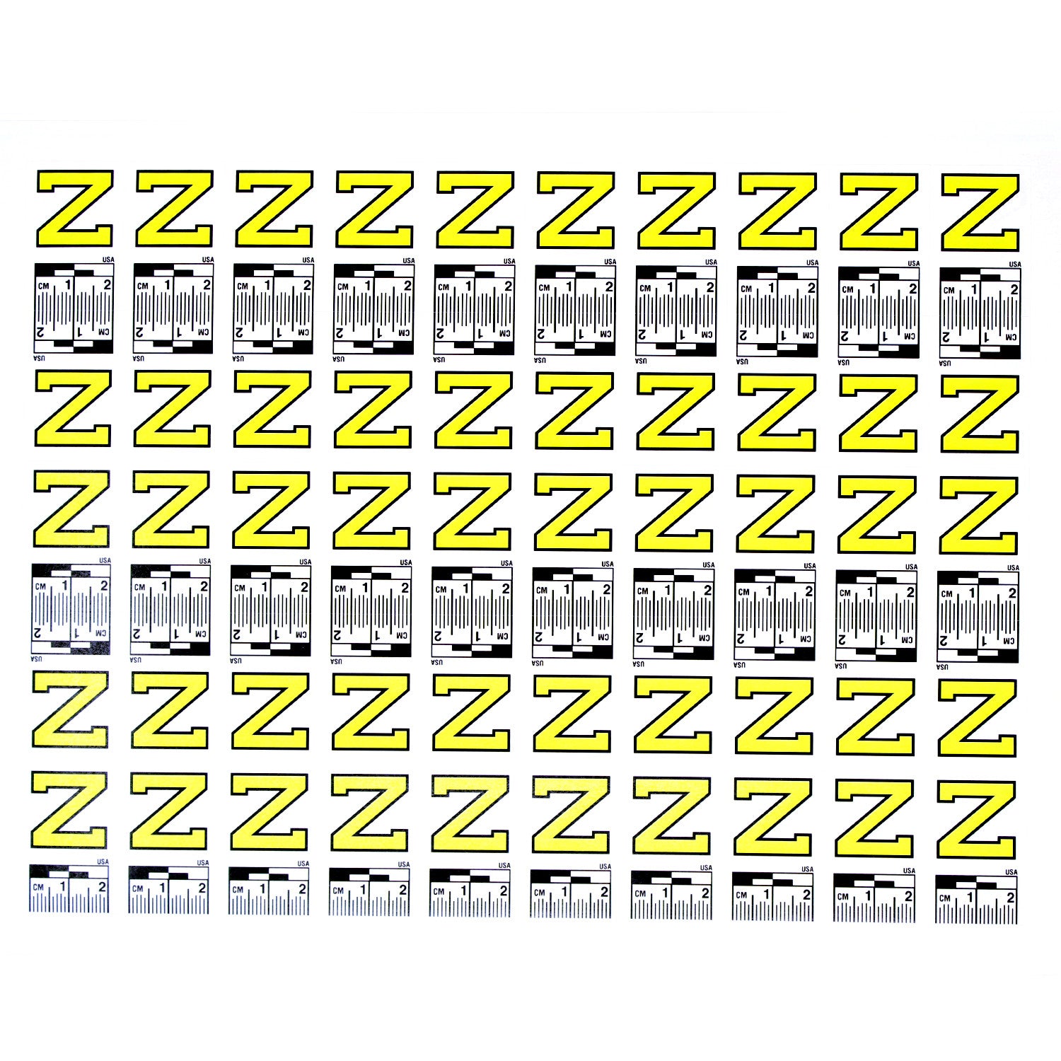 Alphabet Set (A to Z) - 26 Sheets of Labels image 25