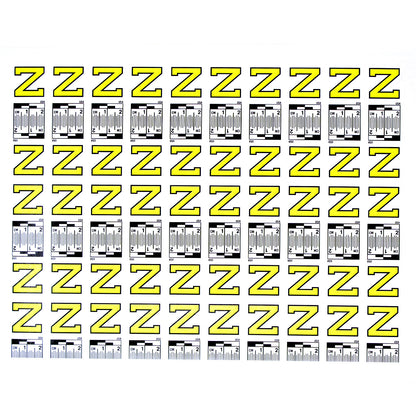 Alphabet Set (A to Z) - 26 Sheets of Labels image 25