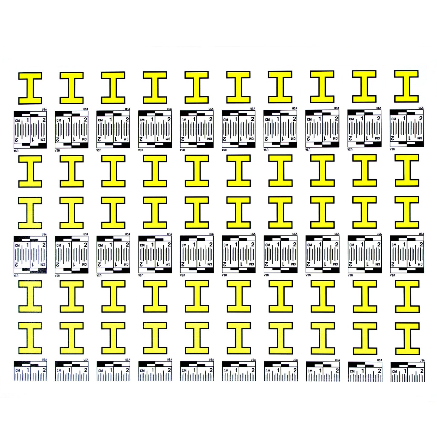 Alphabet Set (A to Z) - 26 Sheets of Labels image 8