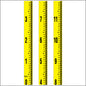 Staff Gauge - Hundredths of Foot Surveyor Style - 5 Inch Wide - HFSS image