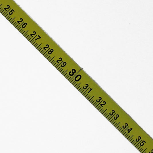 0.375 " Wide - "3/8MY" - Metric Adhesive Metal Ruler - 1mm Graduations image 0