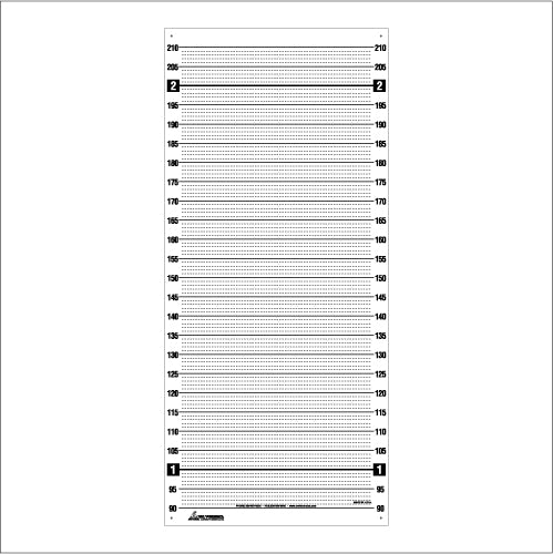 Security Height Backdrop – Wall Mount Banner - White - Metric (Centimeters) image
