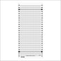 Security Height Backdrop – Wall Mount Banner - White - Metric (Centimeters) image