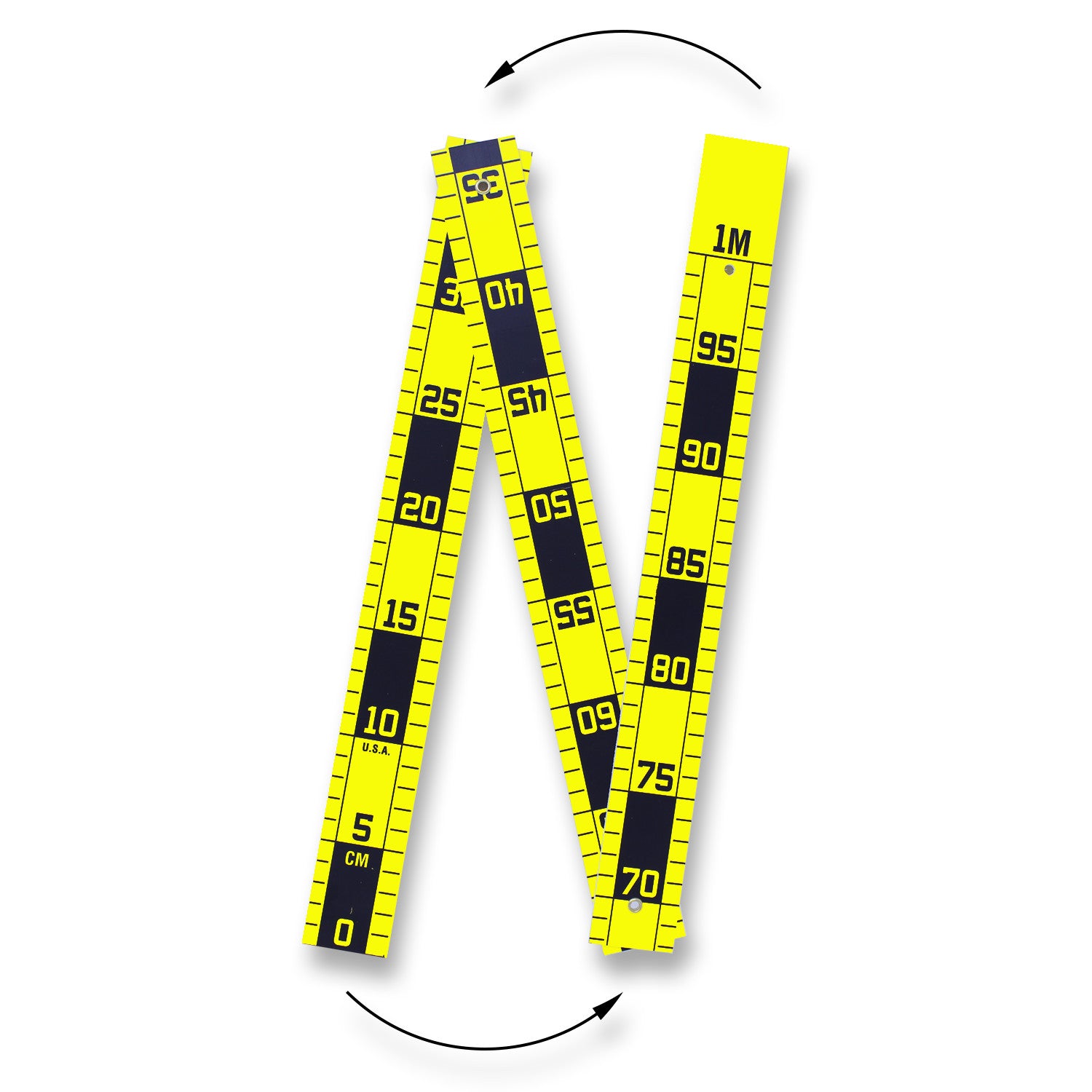 Metric 2-Sided Folding Angle and Ruler- 33cm x 67cm Angle or 100cm Vertical Ruler image 1
