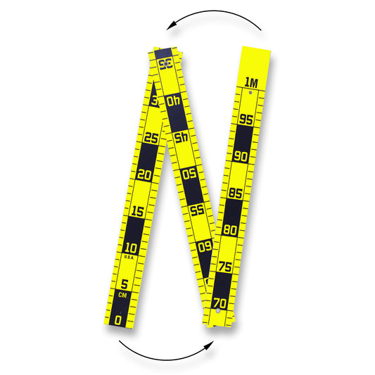 Metric 2-Sided Folding Angle and Ruler- 33cm x 67cm Angle or 100cm Vertical Ruler image 1