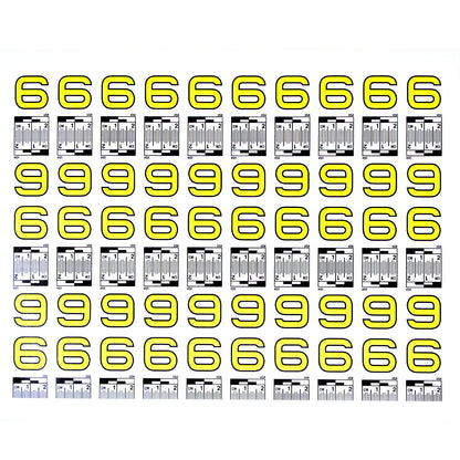 Number Set (0 to 9) - 10 Sheets of Labels image 6