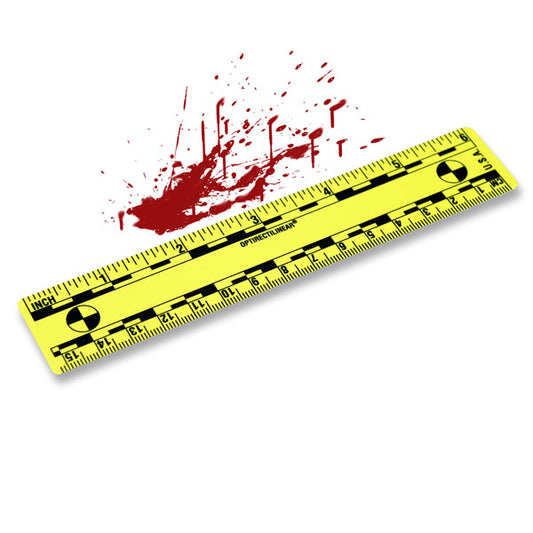 6" Long, Adhesive Backed - Reads Fractional and Metric - Packs of 25 image 0