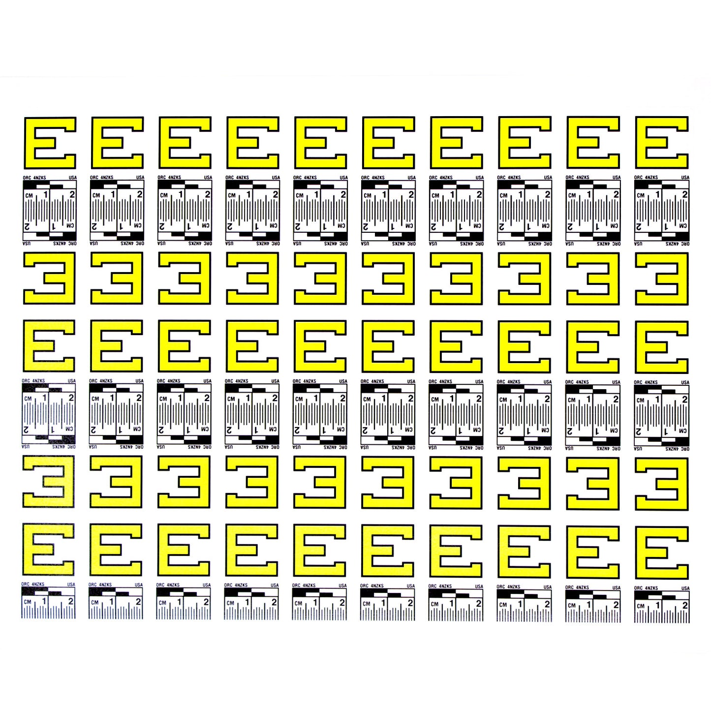 Alphabet Set (A to Z) - 26 Sheets of Labels image 4