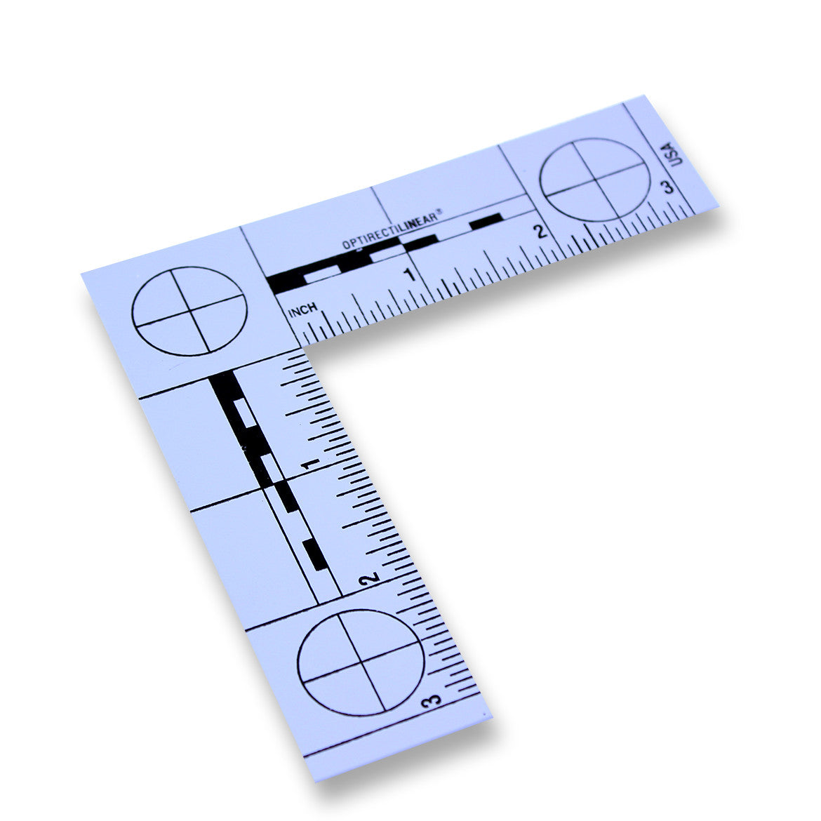Plastic - Fractional - Reads 3" x 3" - Gray image