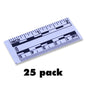 2" Long, Adhesive Backed - Reads Fractional and Metric - Packs of 25 image