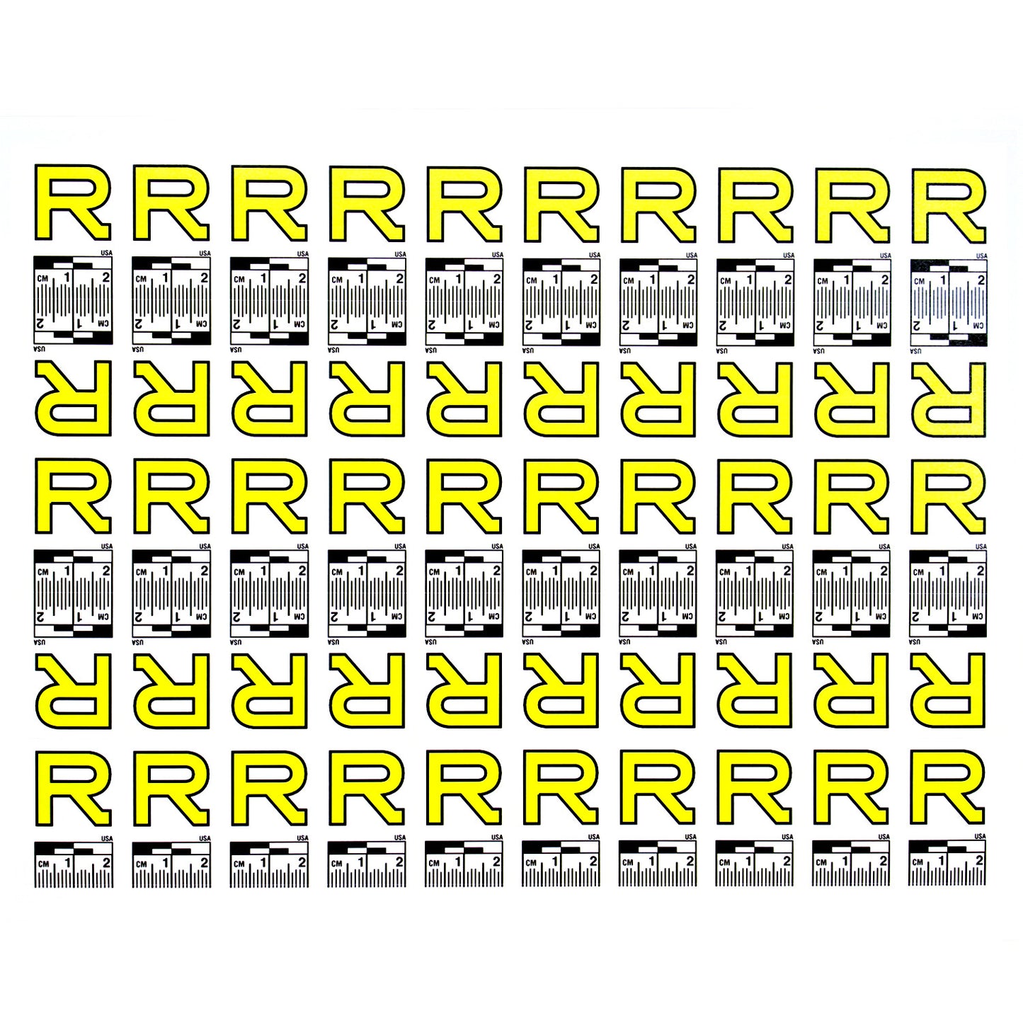 Alphabet Set (A to Z) - 26 Sheets of Labels image 17