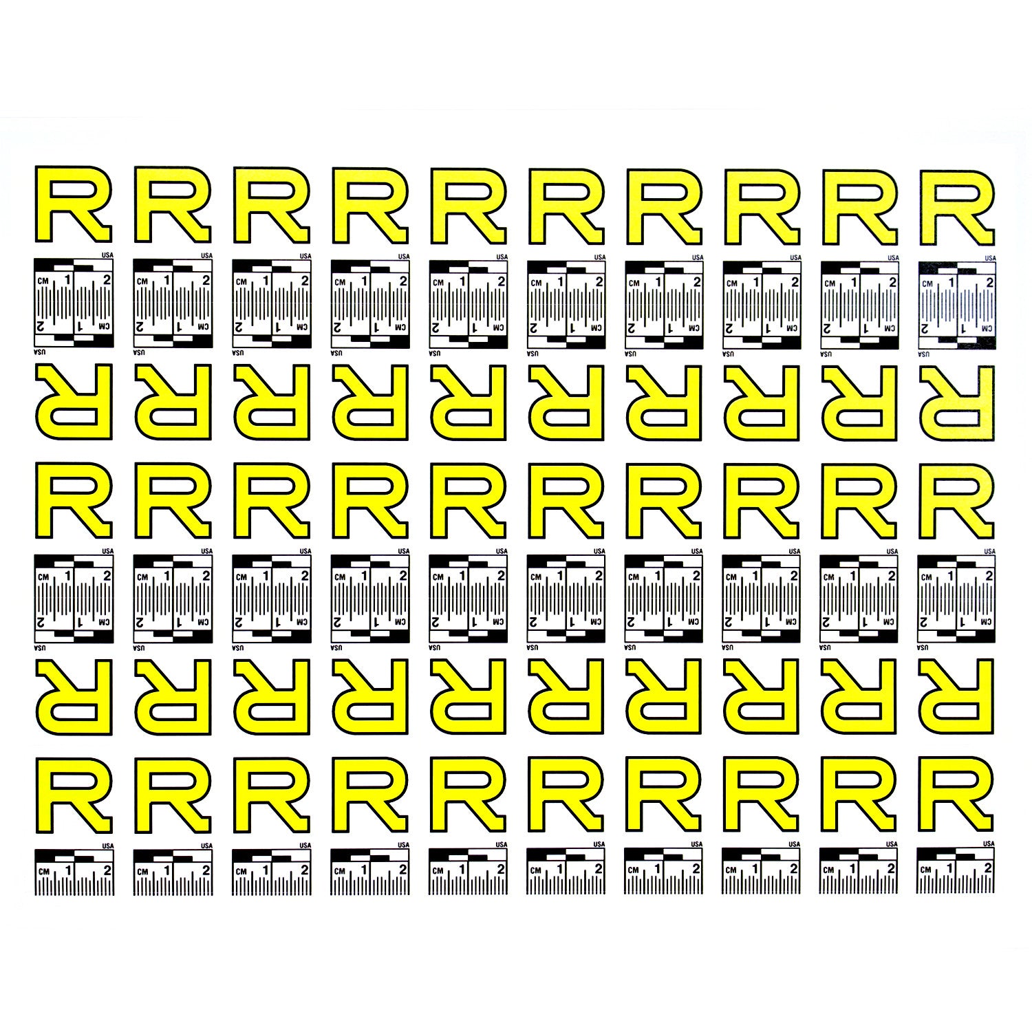 Alphabet Set (A to Z) - 26 Sheets of Labels image 17
