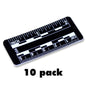 2" Long, Plastic - Reads Fractional and Metric - Packs of 10 image