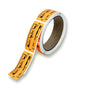 2 Inches / 5cm Long - 200 Rulers per Roll - Fluorescent Orange image