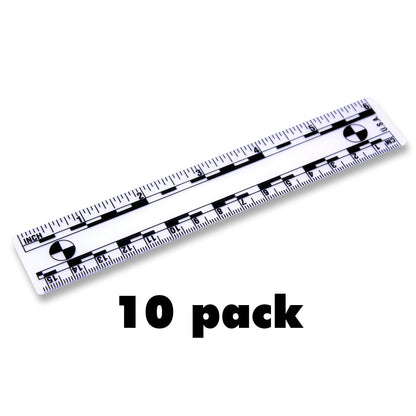 6" Long, Plastic - Reads Fractional and Metric - Packs of 10 image