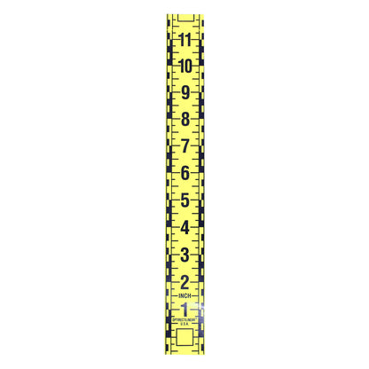 1.5" Wide X 12" Long Ruler Repeats 105 Times in a Roll image 1