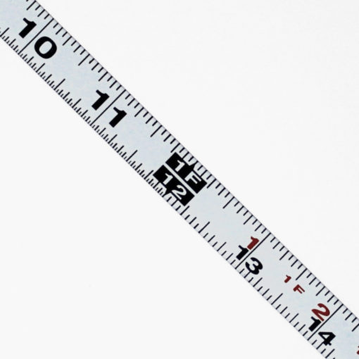 0.5 ” Wide – “1/2FW” – Fractional Adhesive Metal Ruler – 1/16 ...