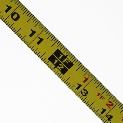 0.75 ” Wide – “3/4FY” – Fractional Adhesive Metal Ruler – 1/16 ...