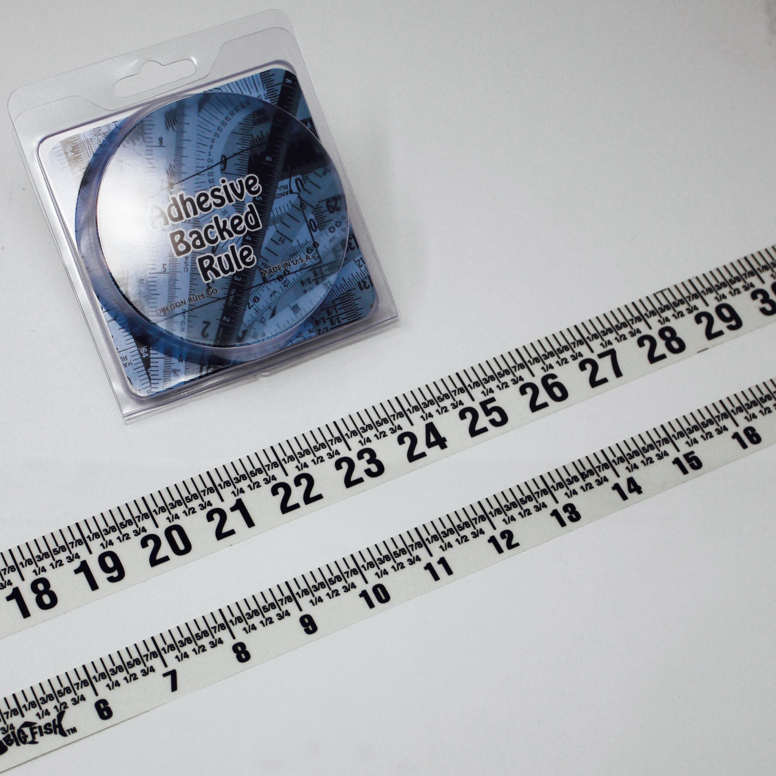 Chinese-English Scale Sticker Self-Adhesive Tape Measure Ruler Flat Ruler  Adhesi - Helia Beer Co