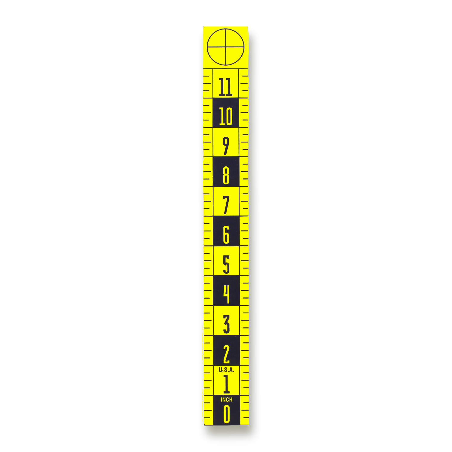 Fractional 2-Sided Ruler – 12″ Left to Right or 12″ Vertical