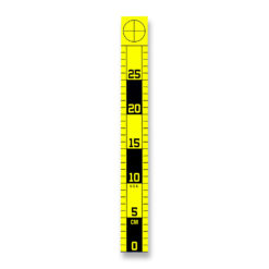 Large 2-Sided Metric Ruler - 30cm Left to Right or 30cm Vertical