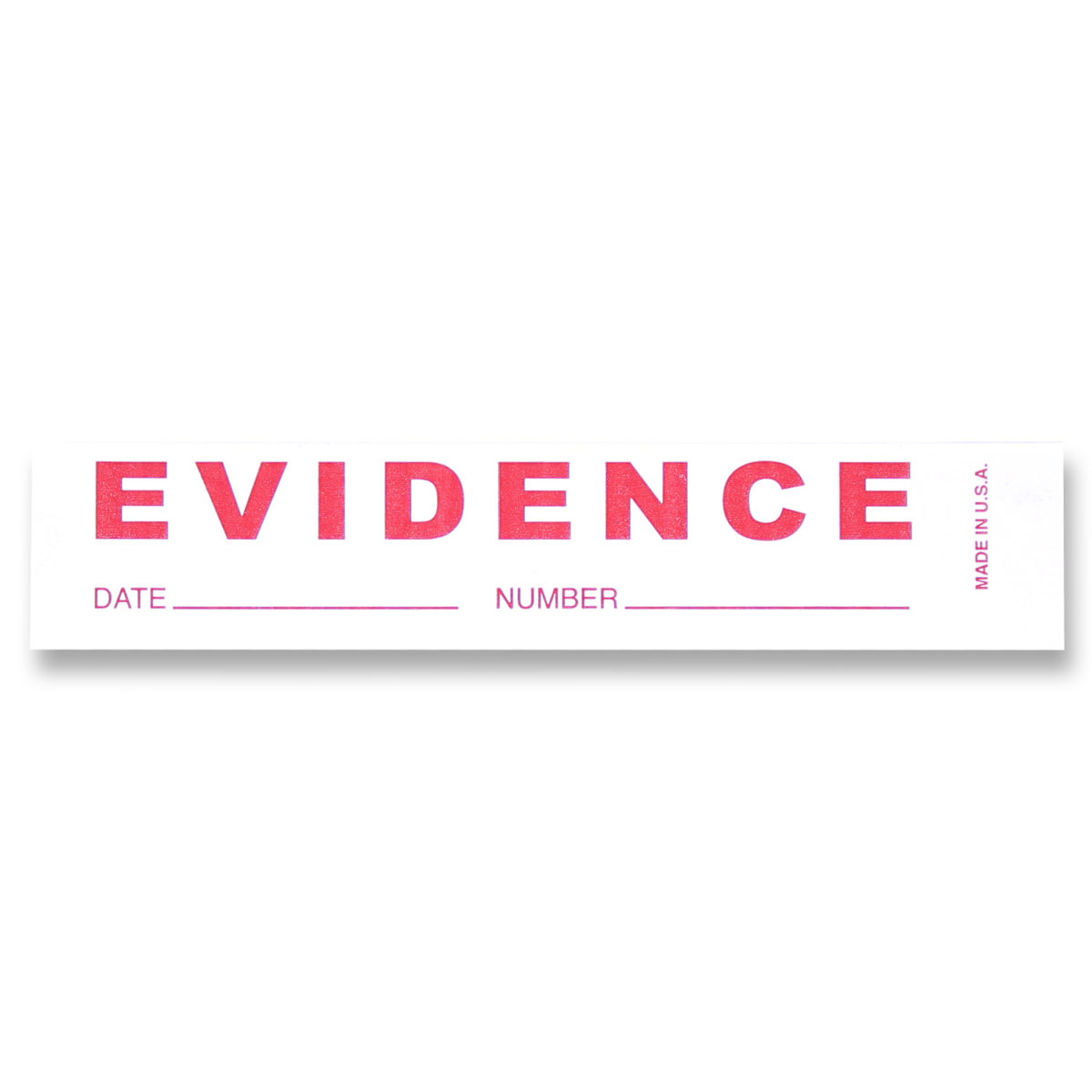 Adhesive Evidence Decals – Roll with 100 Repeats – Oregon Rule Co.